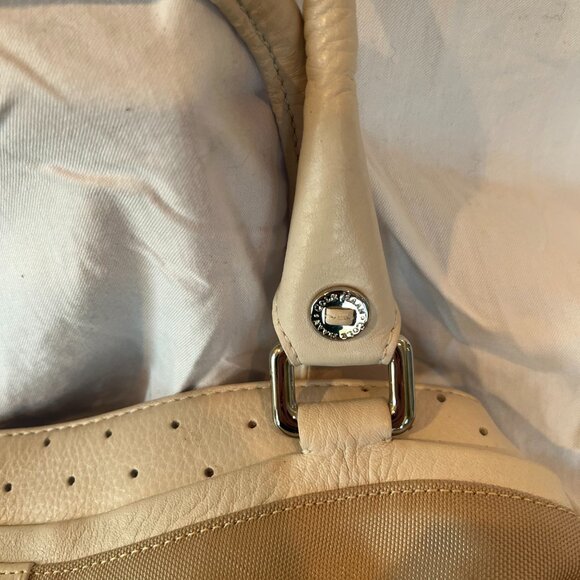 Cole Haan -- Courtney Collection -- Vintage -- Leather and Nylon -- Shoulder Bag - Picture 14 of 16